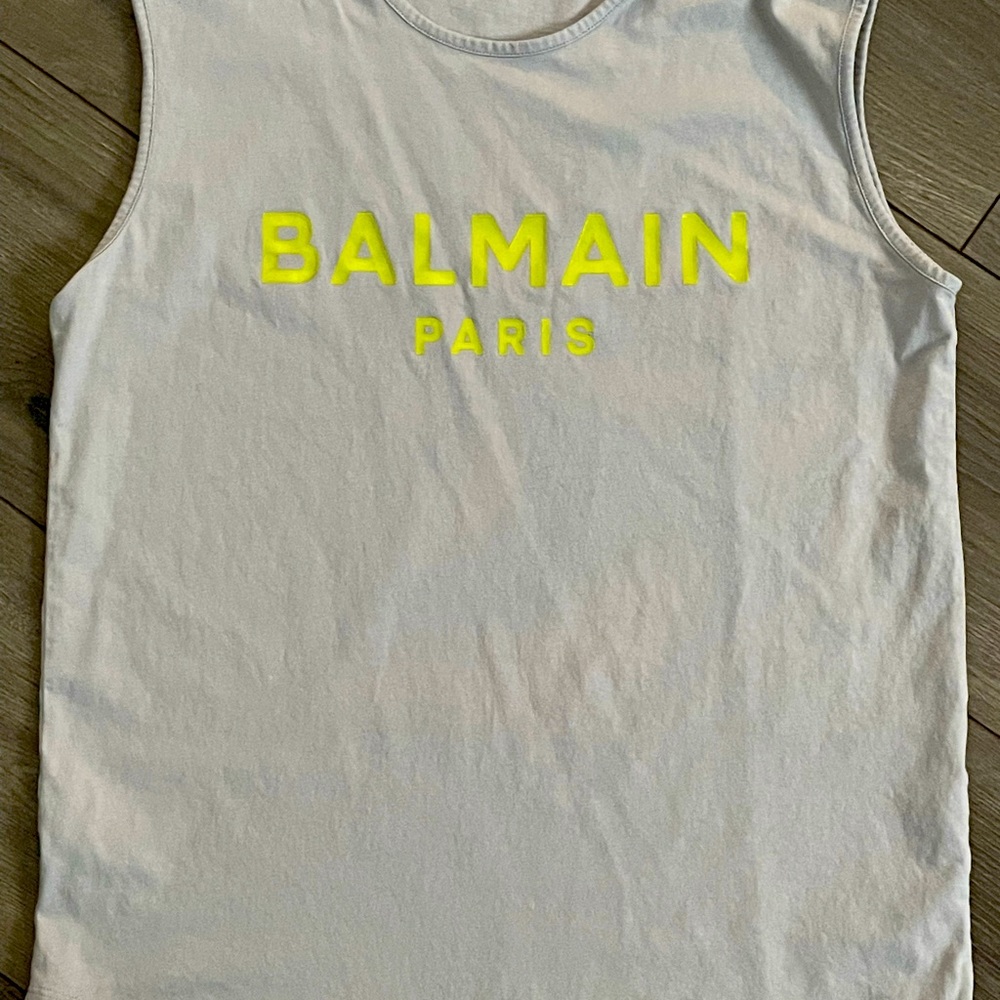 Balmain Button Logo Tank Top